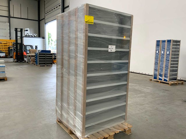 Povag open legbordkast - 9 legborden grijs/grijs - afbeelding 1 van  3