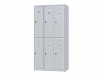 Povag plp-102 lockerkast 6-deurs - afbeelding 1 van  9