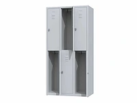 Povag plp-102 lockerkast 6-deurs - afbeelding 2 van  9