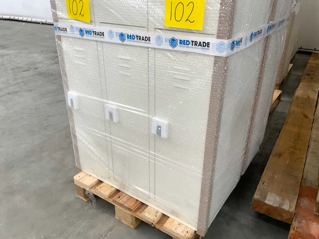 Povag plp-102 metalen lockerkast 6 deurs - afbeelding 7 van  9