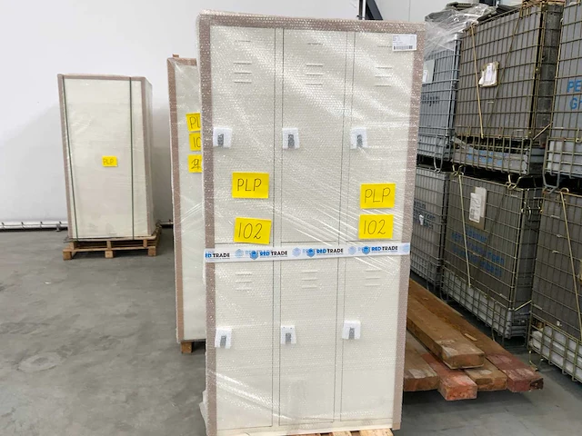 Povag plp-102 metalen lockerkast 6 deurs - afbeelding 8 van  9