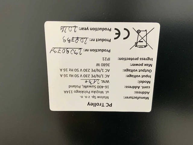 Povag tablet/laptop trolley - afbeelding 4 van  4