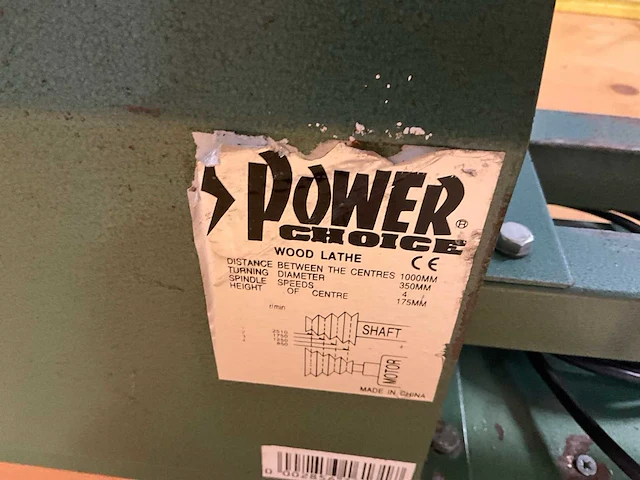 Power choice houtdraaibank - afbeelding 7 van  7