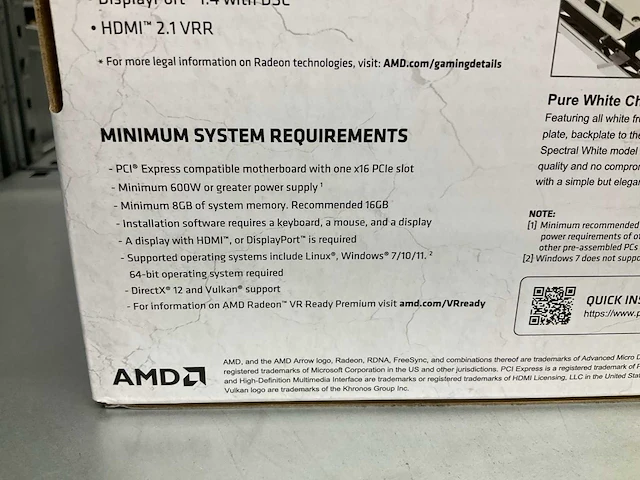 Power color amd radeon rx 6650xt videokaart - afbeelding 4 van  5