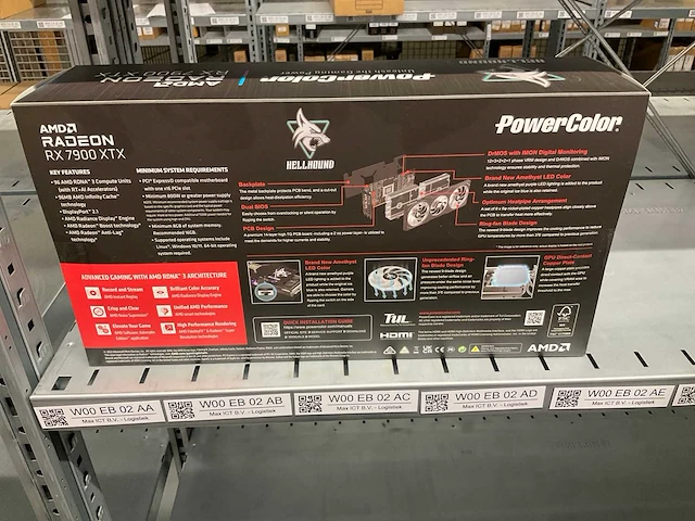Power color hellhound amd radeon rx7900xtx videokaart - afbeelding 2 van  5