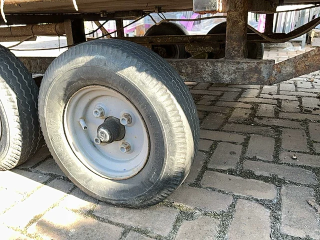 Power plus dubbel asser aanhangwagen - afbeelding 6 van  17