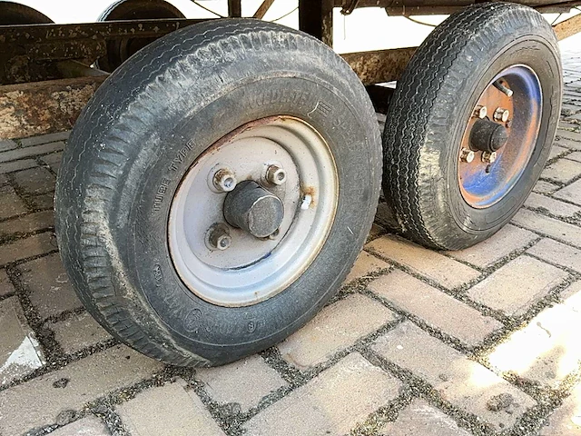 Power plus dubbel asser aanhangwagen - afbeelding 8 van  17