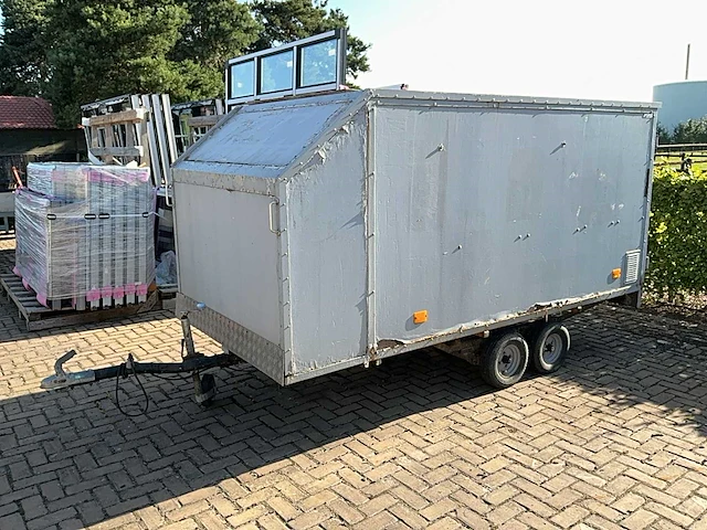 Power plus dubbel asser aanhangwagen - afbeelding 1 van  17