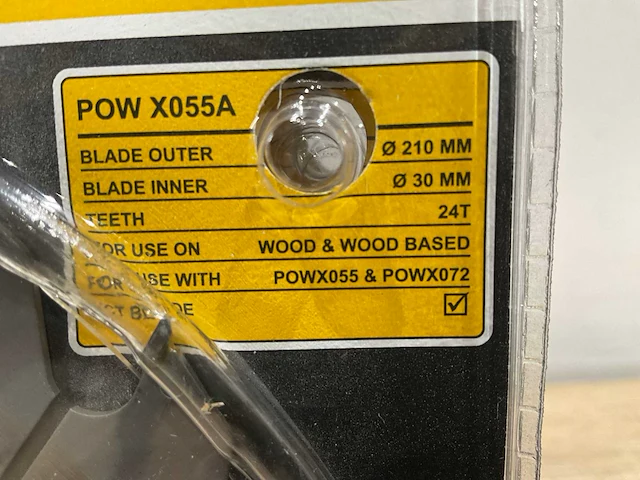 Power plus x055a zaagblad 210 mm (25x) - afbeelding 6 van  6