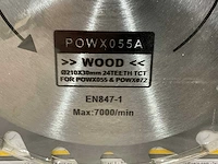 Power plus x055a zaagblad 210 mm (5x) - afbeelding 5 van  6