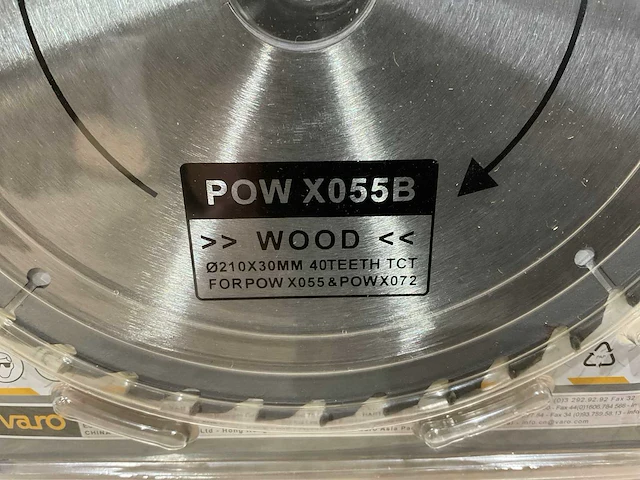 Power plus x055b zaagblad 210 mm (25x) - afbeelding 4 van  6