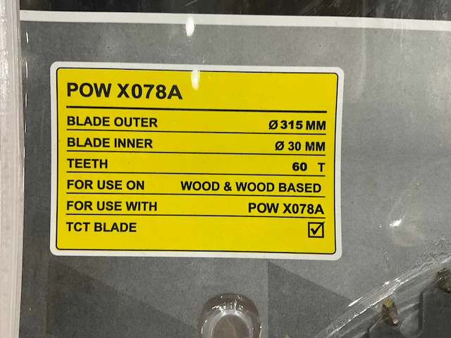 Power plus x078a zaagblad 315 mm (25x) - afbeelding 6 van  6