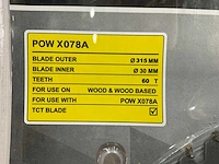 Power plus x078a zaagblad 315 mm (25x) - afbeelding 6 van  6