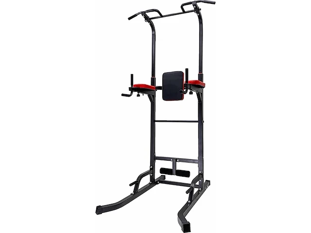 Power rack, fitnessrek ultrasport, 331100000358, rood/zwart - afbeelding 1 van  4