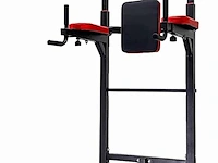 Power rack, fitnessrek ultrasport, 331100000358, rood/zwart - afbeelding 1 van  4