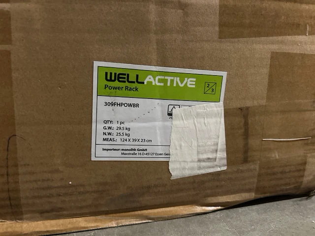 Power rack wellactive, 309fhpowbr - afbeelding 3 van  3