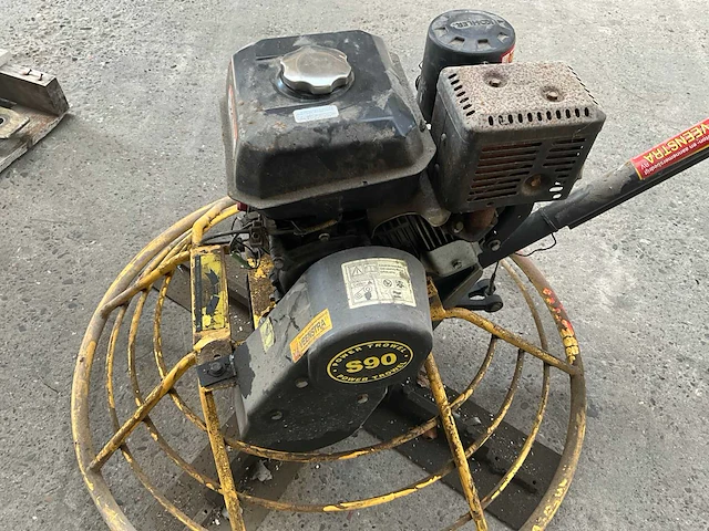 Power trowel - s90 - beton vlindermachine - afbeelding 6 van  11