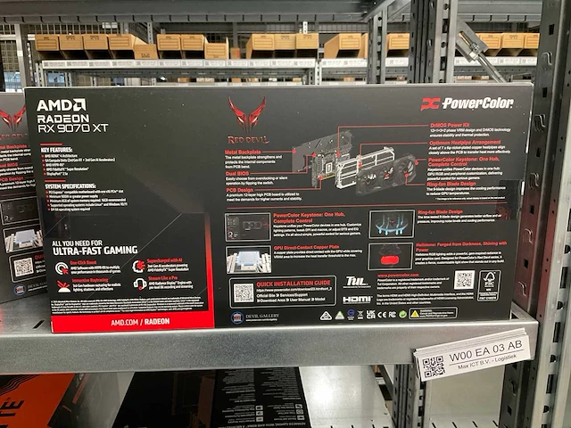 Powercolor amd radeon rx9070xt videokaart - afbeelding 2 van  5