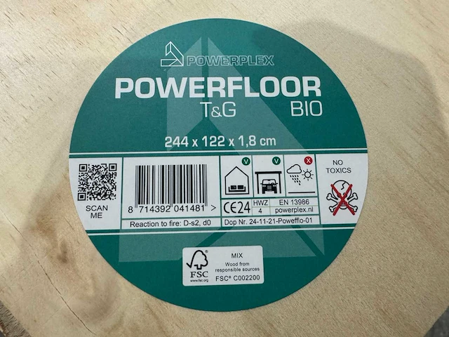 Powerfloor bio underlayment ongebruikt (8x) - afbeelding 5 van  13