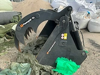 Powergrab xl 240 bor rail l graafbak met grijper - afbeelding 2 van  7