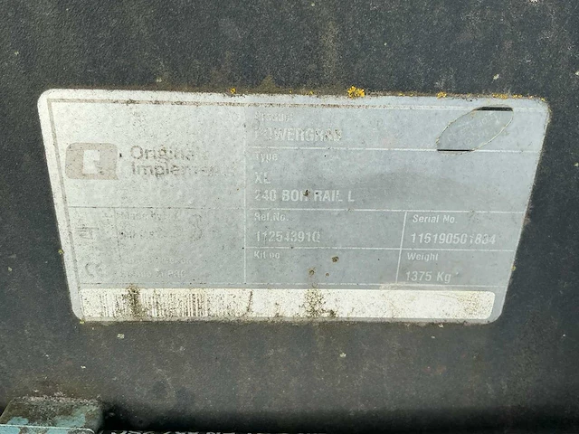 Powergrab xl 240 bor rail l graafbak met grijper - afbeelding 7 van  7