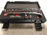 Powerhand - 16 delig 1/2” - ringratelsleutel set (3x) - afbeelding 2 van  4