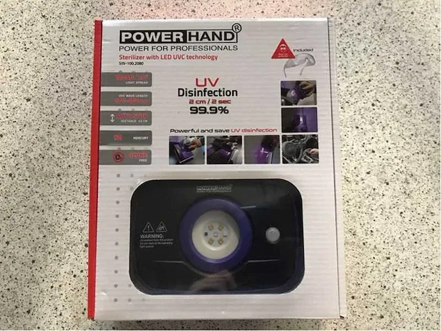 Powerhand - uv desinfectielamp (5x) - afbeelding 1 van  6