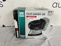 Powerplus accu handpalmschuurmachine poweb4020 - 18 v multischuurmachine - 6 schuurbladen - zonder accu en lader - afbeelding 2 van  2