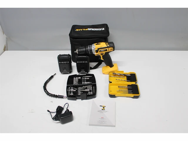 Powerplus accu klopboormachine powx00840-3 in 1 incl. 2 accu's 2.0 ah en 1 lader, 53 accessoires - afbeelding 4 van  4