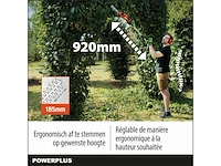 Powerplus dual power accuheggenschaar/grasschaar powdpg75300 20 v, zonder accu en lader - afbeelding 4 van  6