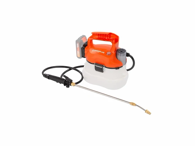Powerplus dual power drukspuit op accu powdpg80400 20 v druksproeier met telescopische steel, 5 bar - afbeelding 1 van  4