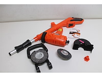 Powerplus dual power onkruidverwijderaar op batterij powdpg8060 telescopische onkruidtrekker van 20 v zonder batterij of lader - afbeelding 3 van  4