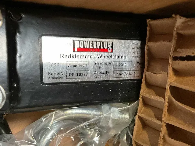 Powerplus motor heftafel met wielklem - afbeelding 4 van  8