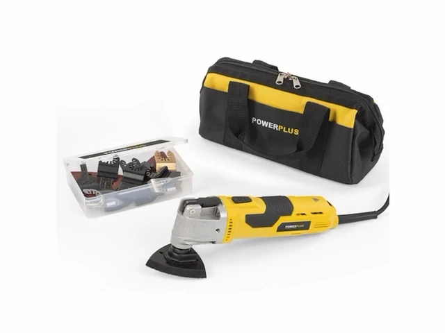 Powerplus oscillerende multitool powx1348 450w met 35 acc. gereedschap set - afbeelding 1 van  2
