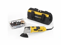 Powerplus oscillerende multitool powx1348 450w met 35 acc. gereedschap set - afbeelding 1 van  2