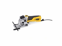 Powerplus powx1365mb minicirkelzaag 600w gereedschap 89mm laser verstekbasis met 3 acc - afbeelding 1 van  4