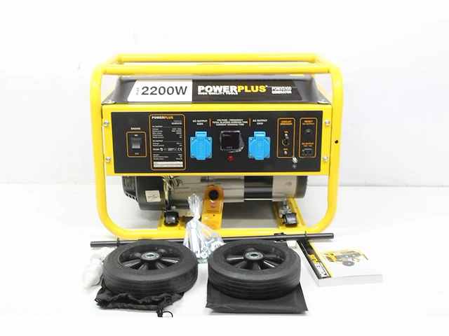Powerplus powx5100 benzine aggregaat 2200w - afbeelding 2 van  3