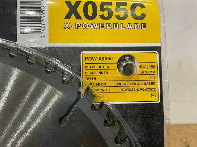 Powerplus x055c zaagblad 210 mm (25x) - afbeelding 4 van  5