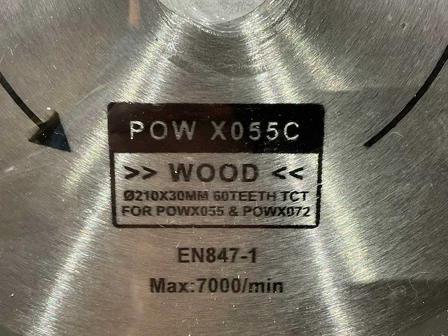 Powerplus x055c zaagblad 210 mm (25x) - afbeelding 5 van  5