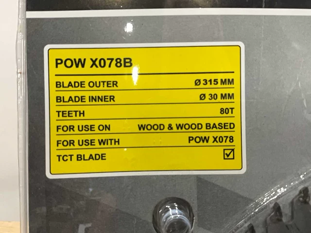 Powerplus x078b zaagblad 315 mm (5x) - afbeelding 5 van  5