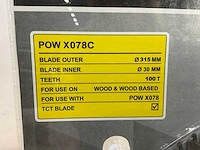 Powerplus x078c zaagblad 315 mm (5x) - afbeelding 4 van  6
