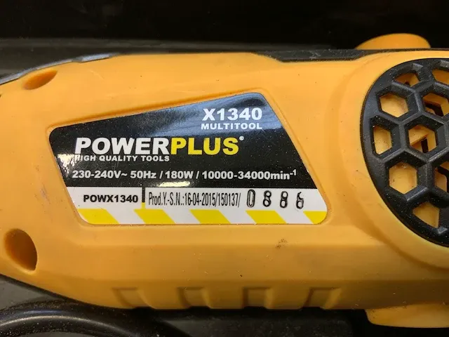 Powerplus x1340 fijnslijper graveermachine - afbeelding 2 van  5