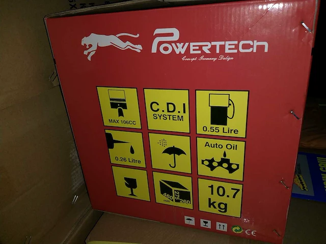 Powertech - 2025 - pt8500 - kettingzaag - afbeelding 3 van  12