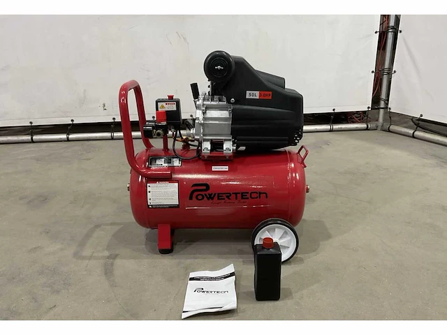 Powertech - compressor 50l - afbeelding 6 van  12