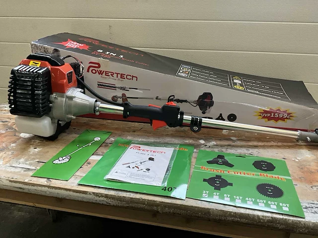 Powertech 58 cc bosmaaier 8 in 1 - afbeelding 1 van  8
