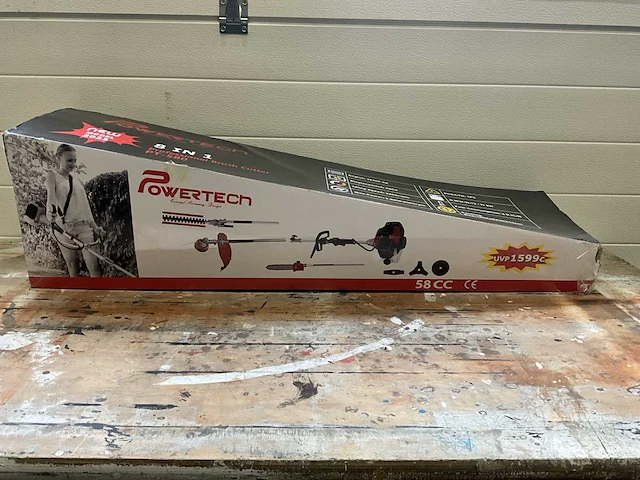 Powertech 58 cc bosmaaier 8 in 1 - afbeelding 2 van  8