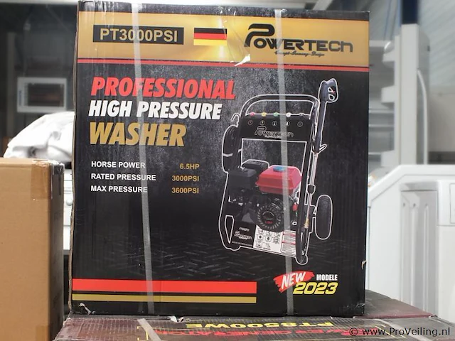 Powertech professionele hogedrukreiniger. pt3000 psi. - afbeelding 1 van  2