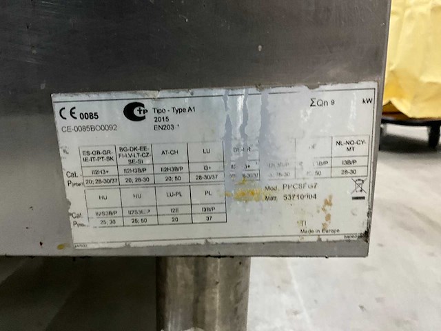 Ppc8f gas doorkookplaat - afbeelding 7 van  7