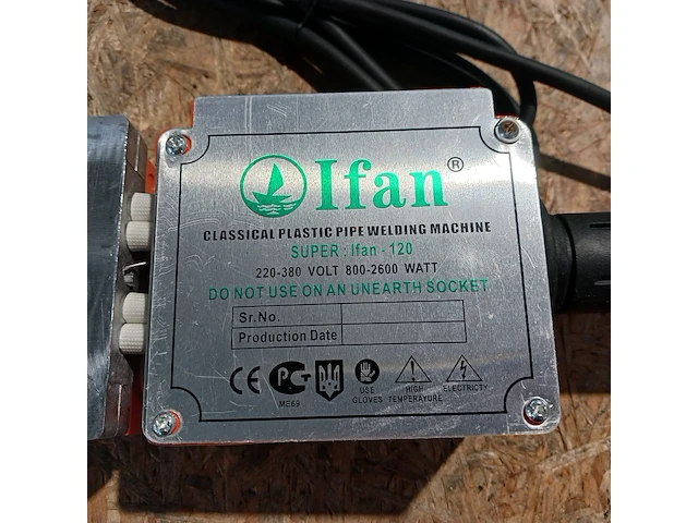 Ppr lasapparaat 20-63 mm, ifan, 120, 2023 - afbeelding 11 van  14