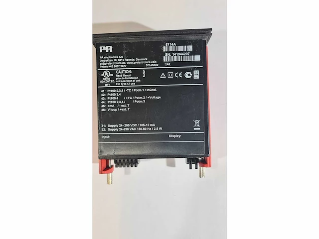 Pr electronics - 5714a - temperatuur meter - afbeelding 2 van  3